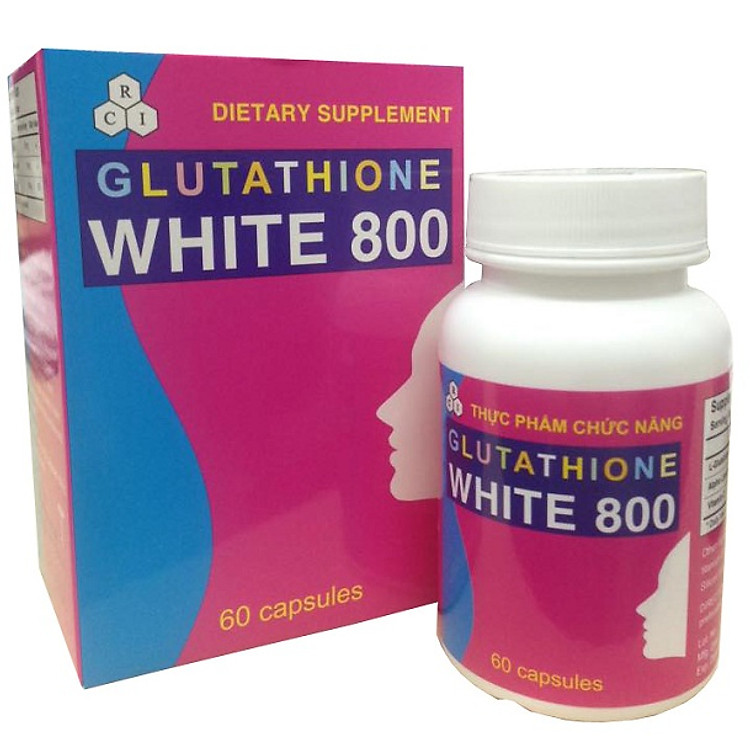 Thực Phẩm Chức Năng Hỗ Trợ Điều Trị Sạm Da, Nám Da, Làm Trắng Da NC Dietary Supplement Glutathione White 800 (60 Viên)