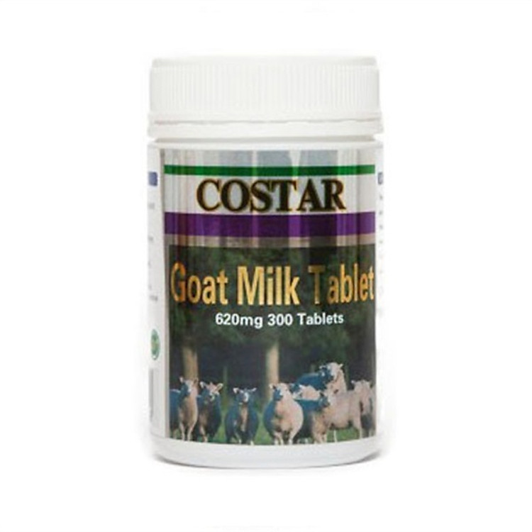 Thực Phẩm Chức Năng Viên Uống Sữa Dê Cô Đặc Costar Goat Milk Tablet 620mg - Hộp 300 Viên