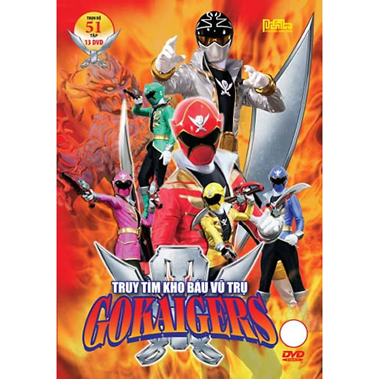 GOKAIGER - TRUY TÌM KHO BÁU VŨ TRỤ (TRỌN BỘ 13 DVD)