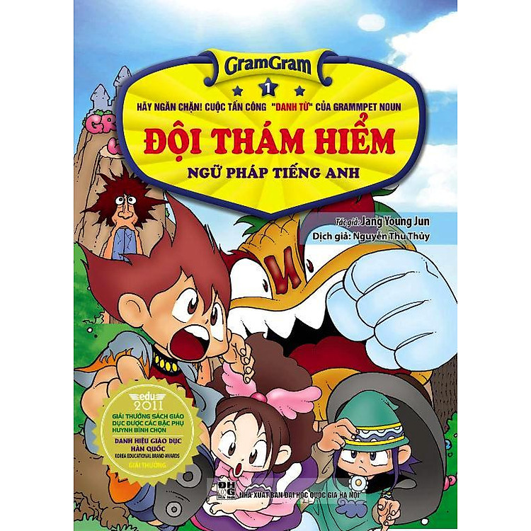 Sách Gram Gram - Đội Thám Hiểm Ngữ Pháp Tiếng Anh (Tập 1)