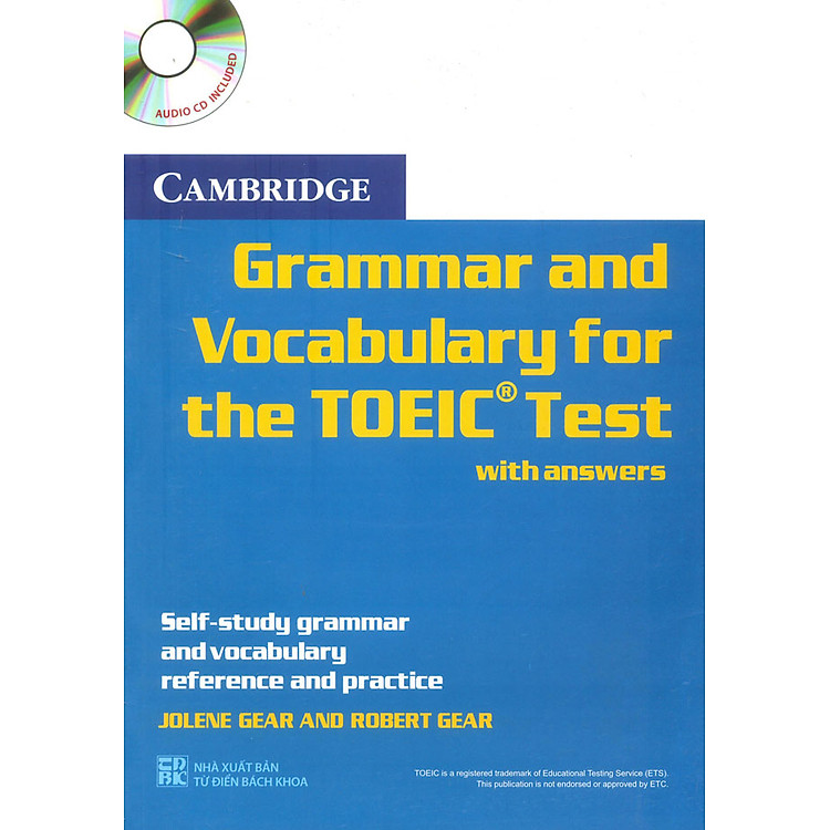 Sách Cambridge Grammar And Vocabulary For The Toeic Test (Kèm CD)