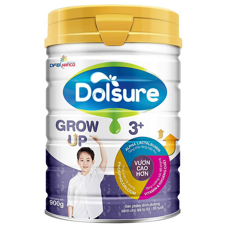 Sữa Công Thức Dolsure Grow Up 3+ (Dành Cho Bé 3 - 10 Tuổi)