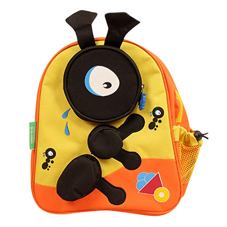 Balo Trẻ Em Green Tô Tô GTBLHS002 Hình Kiến - Vàng