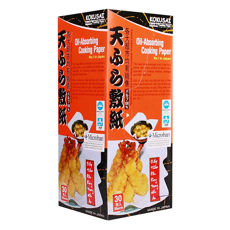 Giấy Thấm Dầu Thực Phẩm Kokusai GTDD00091150 - 24x24.5cm - 30 Tờ