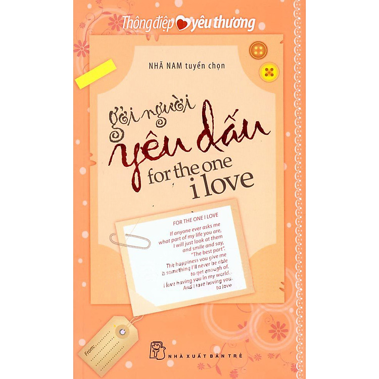 Sách Thông Điệp Yêu Thương - Gửi Người Yêu Dấu