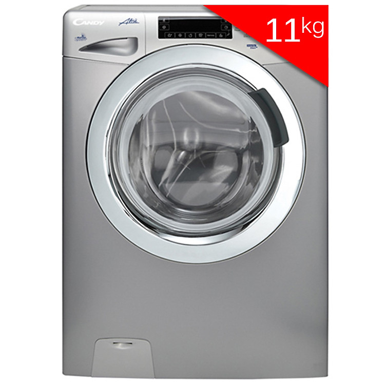 Máy Giặt Sấy Cửa Ngang Candy GVW 5117LWHCS-S (11kg) - Xám - Hàng Chính Hãng