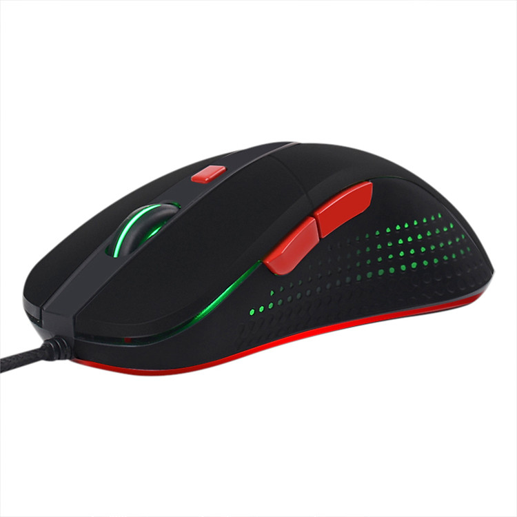 Chuột Chơi Game Có Dây Sarepo GX-390 4000DPI LED 8 Phím - Hàng Chính Hãng