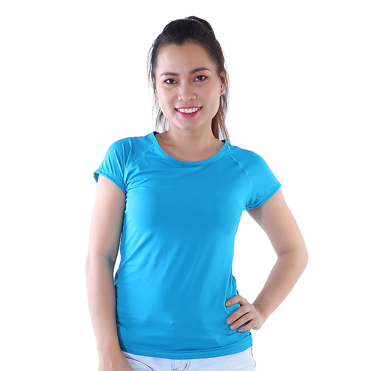 Áo Thể Thao Nữ Tay Ngắn Monica GY 2018 - Xanh