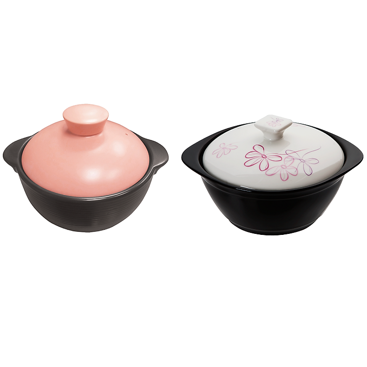 Combo Nồi Đất Cao Cấp Tucbeghi Dong Hwa CS004 950ml và Nồi H1402-03 1.4L