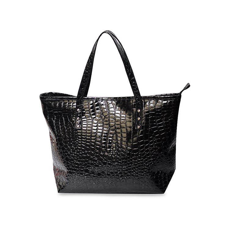 Túi Xách Nữ Shopper Da Tổng Hợp Pieris H67 - Đen