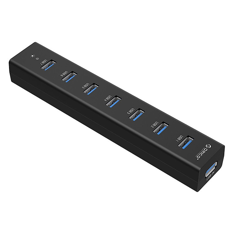 Hub USB 3.0 Orico 7 Cổng H7013-U3-AD - Hàng Chính Hãng