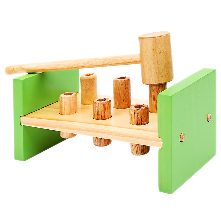 Đồ Chơi Gỗ Xếp Mô Hình Vietoys Bộ Búa Cọc VTU3-0011