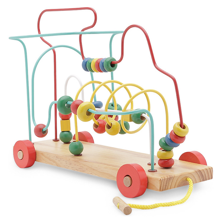 Đồ Chơi Gỗ Mô Hình Vietoys Luồn Hạt Phi Thuyền VT3P-0015