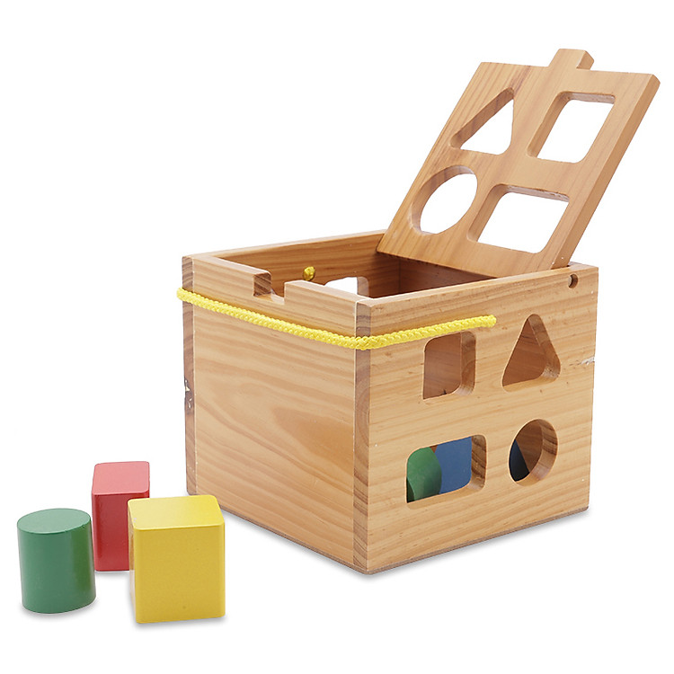 Đồ Chơi Gỗ Mô Hình Vietoys Hộp Thả Hình VTU3-0027