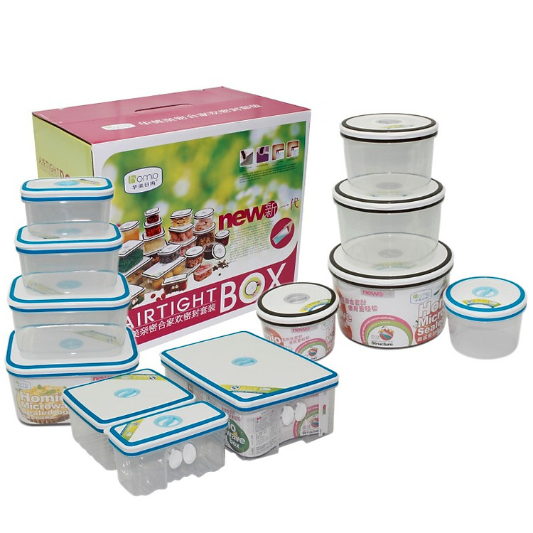 Bộ 21 Hộp Nhựa Homio PL.13-004