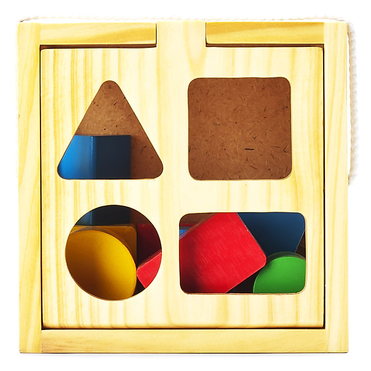 Đồ Chơi Gỗ EDUGAMES Hộp Thả Hình GA653