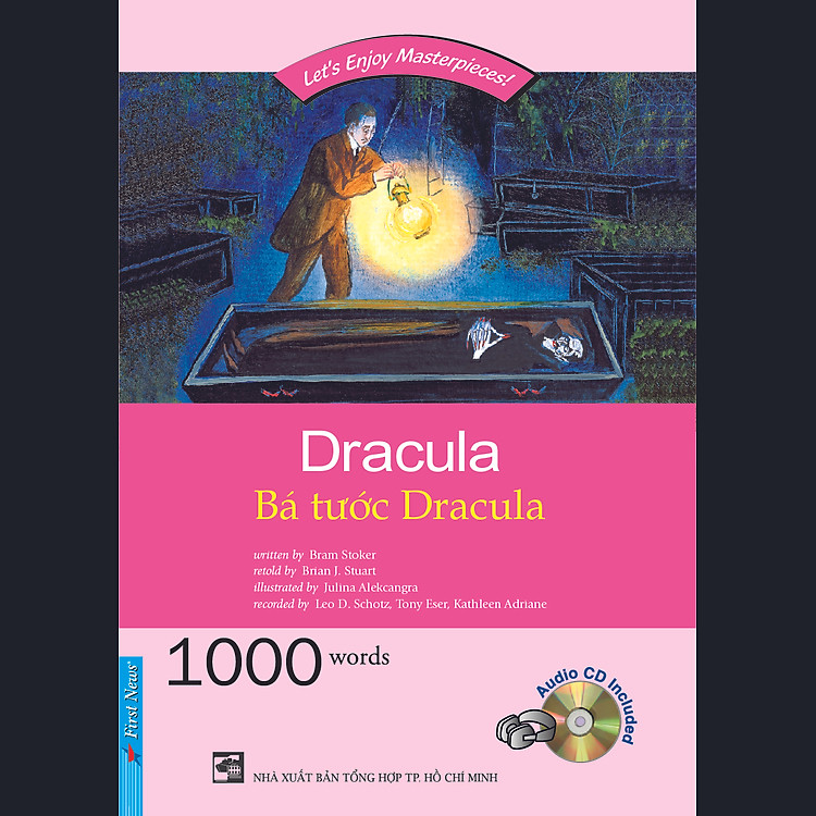 Sách Happy Reader - Bá Tước Dracula (Kèm CD)