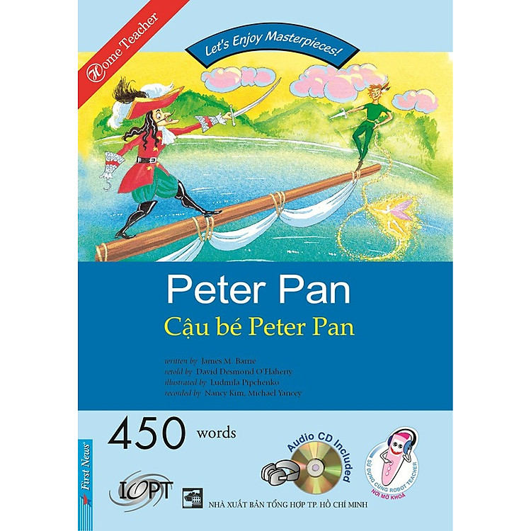 Sách Happy Reader - Cậu Bé Peter Pan (Kèm CD)