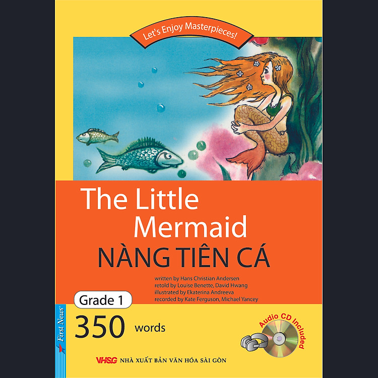 Sách Happy Reader - Chuyện Nàng Tiên Cá - Kèm 1 CD