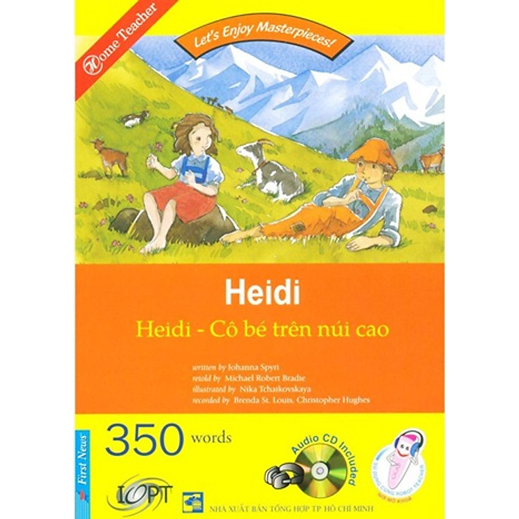Sách Happy Reader - Cô Bé Trên Núi Cao - Kèm 1 CD
