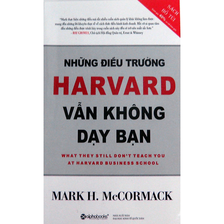 Những Điều Trường Harvard Vẫn Không Dạy Bạn (Sách bỏ túi - Ấn bản 2)