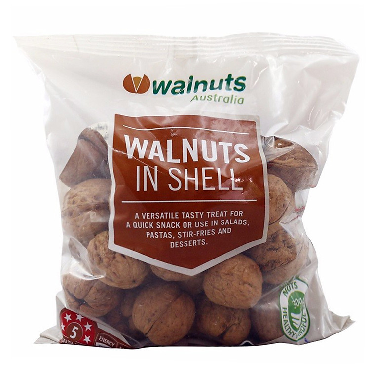 Quả Óc Chó Có Vỏ Walnuts Australia (500g)