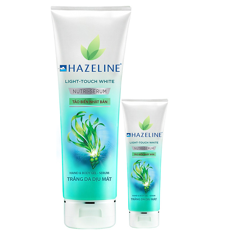 Combo Gel Dưỡng Thể Tảo Biển Nhật Bản Hazeline (180ml) + Gel Dưỡng Thể Tảo Biển Nhật Bản Hazeline (70ml)