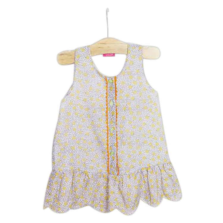 Đầm Đuôi Cá Bé Gái In Hình Hoa Hồng CucKeo HC 227