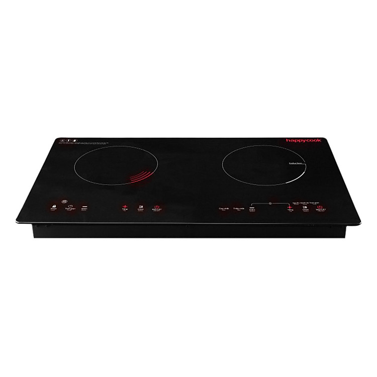 Bếp Đôi Hồng Ngoại - Điện Từ HappyCook HC-3800DH - Hàng chính hãng