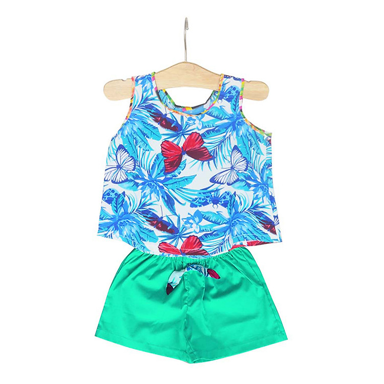 Set Đồ Bộ In Hoa Xanh Cuckeo HC 657