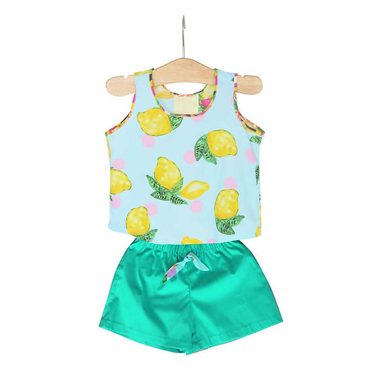 Set Đồ Bộ In Chanh Cuckeo HC 670