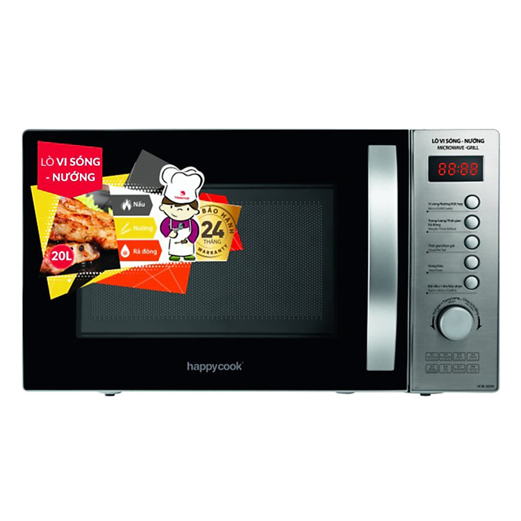 Lò Vi Sóng Có Nướng HappyCook HCM-20DM - 20L - Hàng chính hãng