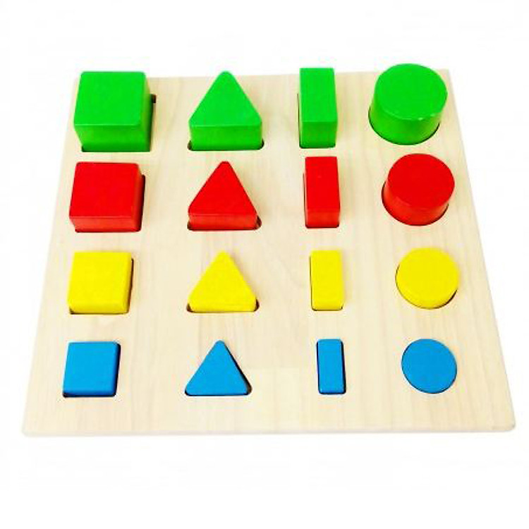 Đồ Chơi Gỗ Lắp Ráp Tottosi Hình Học 2 502002