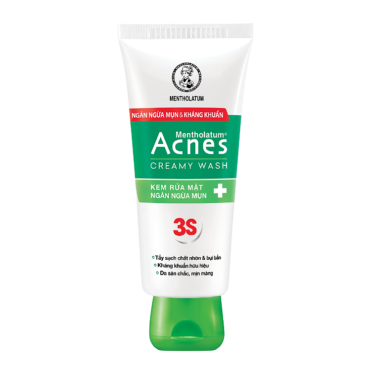 Kem Rửa Mặt Ngăn Ngừa Mụn Rohto Acnes 50g
