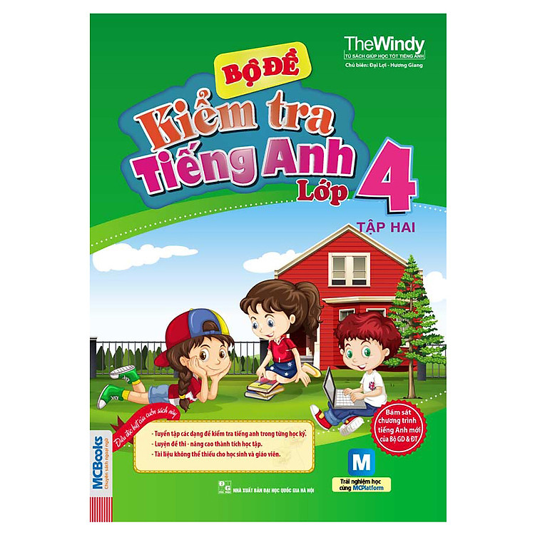 Sách Bộ Đề Tiểm Tra Tiếng Anh Lớp 4 (Tập 2)