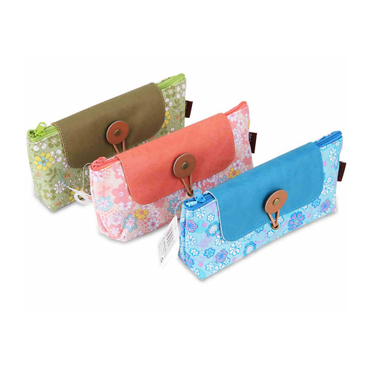 Bóp Vải Đựng Bút 3086 Deli - Màu Ngẫu Nhiên