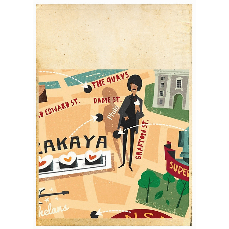 Sổ Tay Vintage Bản Đồ Thành Phố