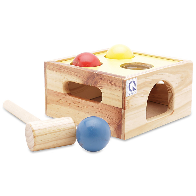 Đồ Chơi Gỗ Mô Hình Vietoys Hộp Búa Ba Bi VT3P-0044