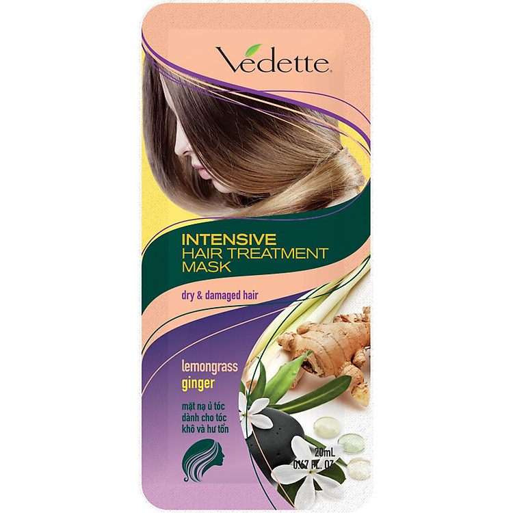 Mặt Nạ Ủ Tóc Vedette Lemongrass 20ml