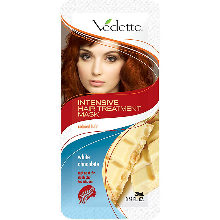Mặt Nạ Ủ Tóc Vedette Sôcôla Trắng 20ml