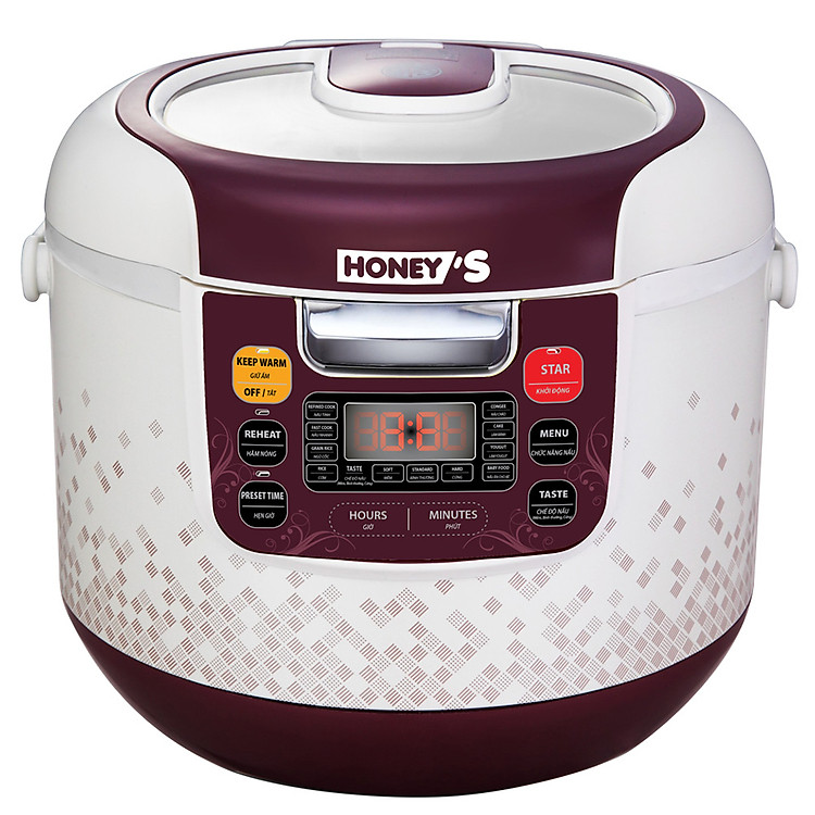 Nồi Cơm Điện Tử Honey'S 3D HO-RC902-D18G - Hàng chính hãng