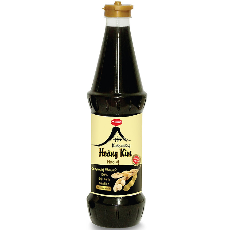Nước Tương Hoàng Kim Hảo Vị Miwon 650ml