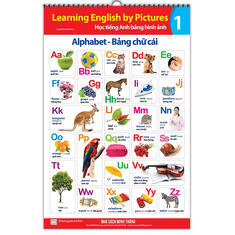 Sách Tranh Treo Tường - Học Tiếng Anh Bằng Hình Ảnh (Tập 1)