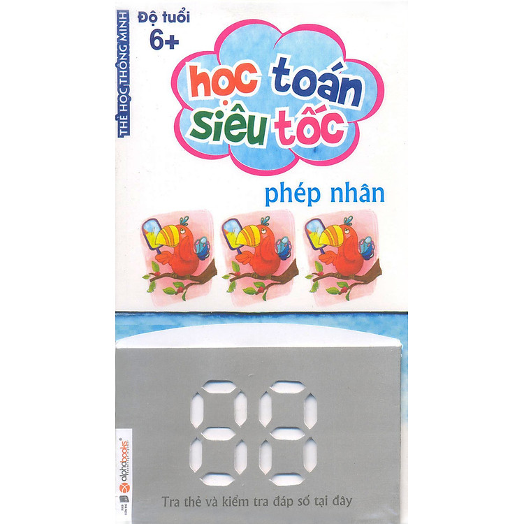 Sách Bộ Flash Card Học Toán Siêu Tốc - Phép Nhân