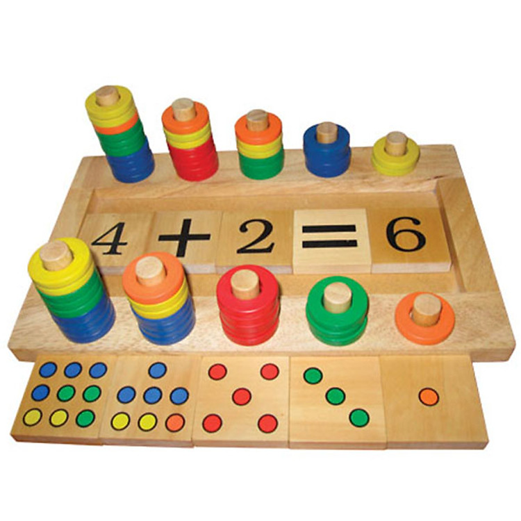 Đồ Chơi Gỗ Vietoys Học Đếm Vòng Đơn VT3P-0028