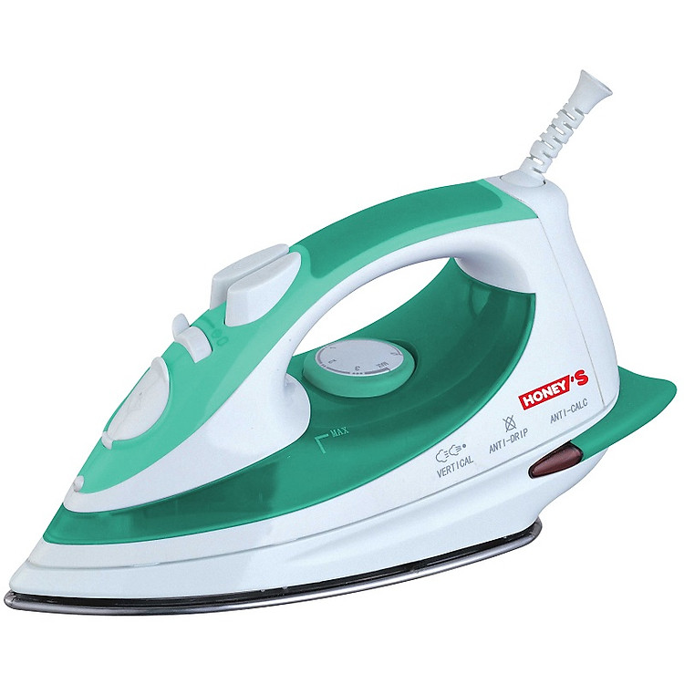 Bàn Ủi Hơi Nước Honey's HO-IS2502M - Trắng Xanh - Hàng chính hãng