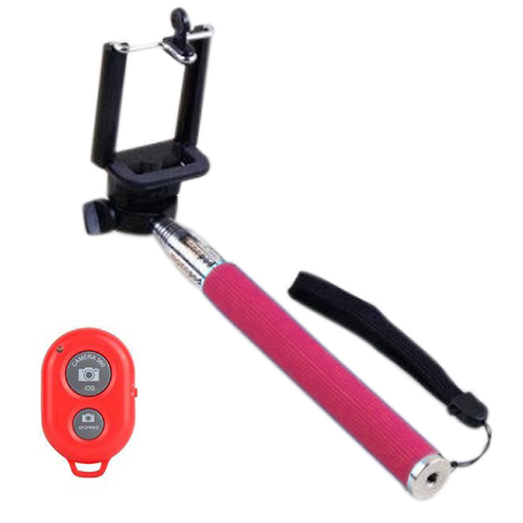 Gậy Chụp Hình Homeeasy Z07-1 Và Remote - Hồng - Hàng Chính Hãng