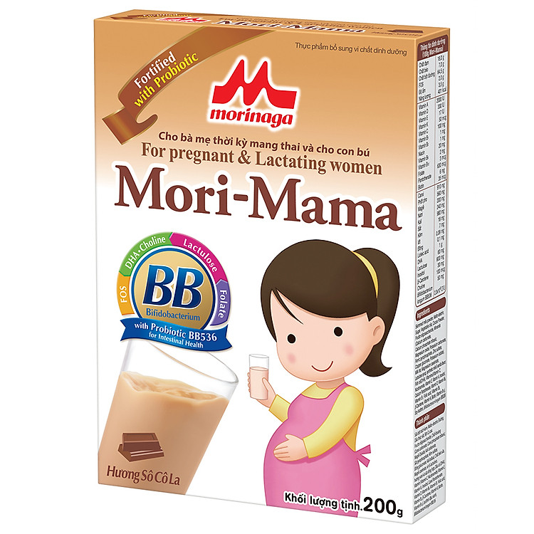 Thực Phẩm Tăng Cường Vi Chất Dinh Dưỡng Mori Mama Hương Sôcôla (200g)