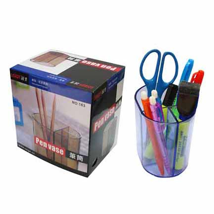 Ống Đựng Bút Hình Elip Top Point - US 163. Usign- Màu Ngẫu Nhiên