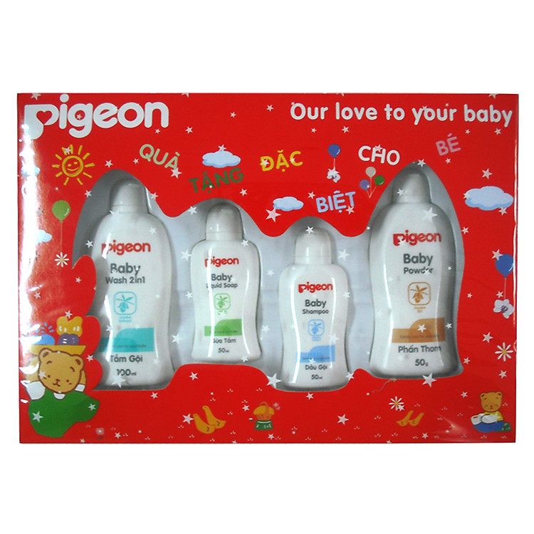 Hộp Quà Pigeon Nhỏ - Màu Đỏ